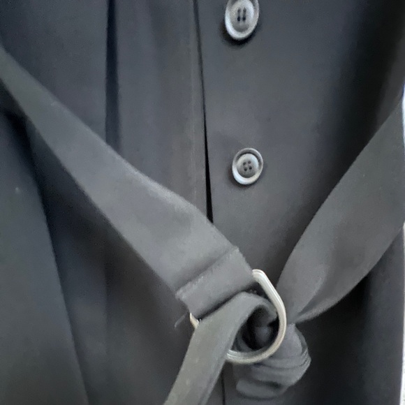 & Other Stories Black Long Suit Coat - Picture 8 of 10